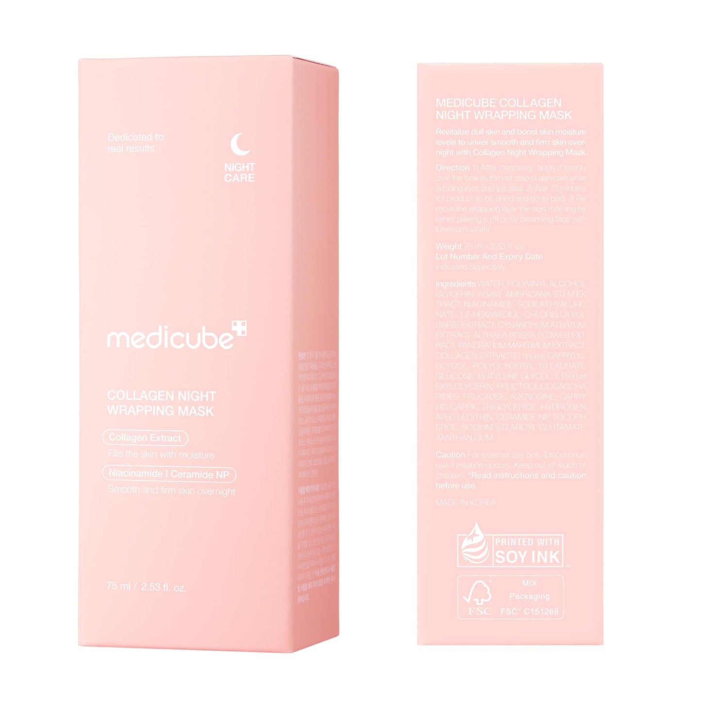 Medicube Wrapping Mask Collagen Overnight Peel Off Facial Mask