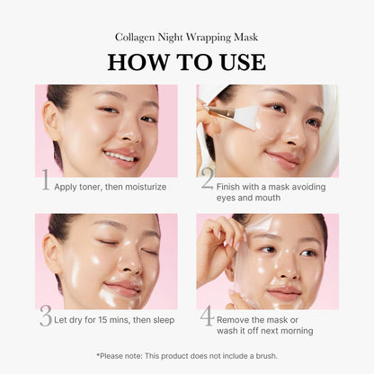 Medicube Wrapping Mask Collagen Overnight Peel Off Facial Mask